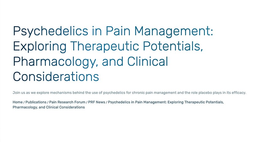 Psychedelics in Pain Management