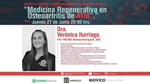 Reunión Científica Junio 2024: "Medicina Regenerativa en Osteoartritis de ATM"